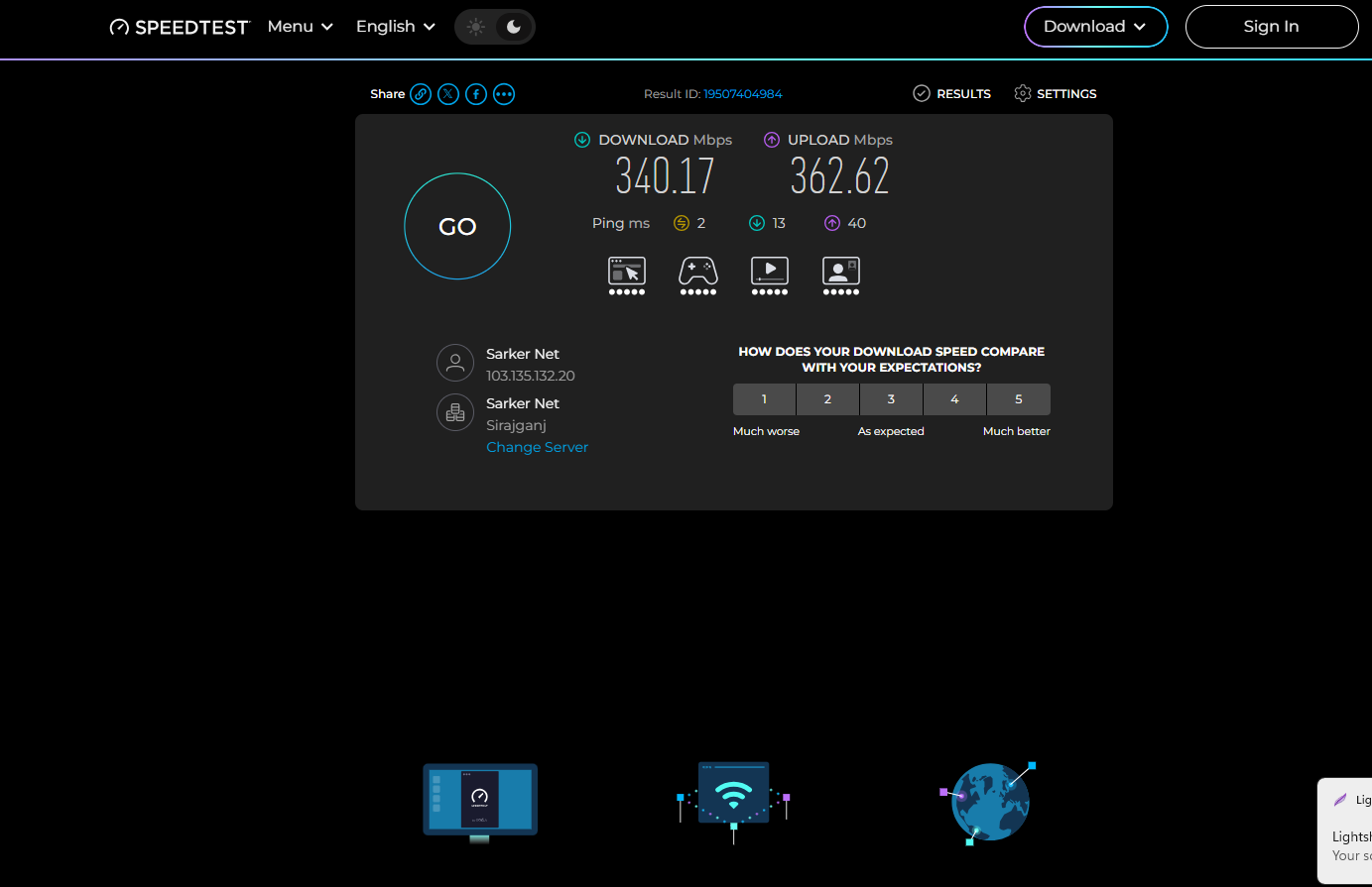 Global Speedtest Ookla preview